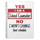 Ja Ik ben schooladviseur Wijzigingsschema Notitieboek (Voorkant)