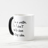 Ja, ik ben schrijver magische mok (Voorkant links)