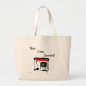 Ja, ik ben speciaal — Pedal Steel Guitar Grote Tote Bag (Voorkant)