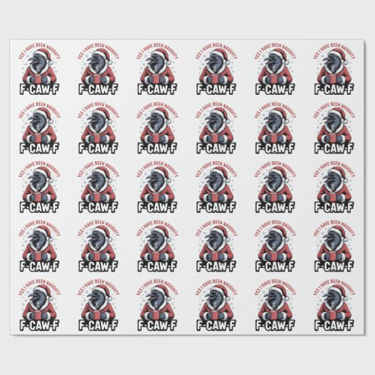 Ja, ik ben stoute F-CAW-F grappige kerst geweest Cadeaupapier (Vlak)