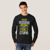 Ja, ik ben Videograaf T-shirt (Voorkant volledig)