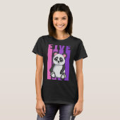 Ja, ik ben vijf jaar oud Panda... ... ... ... ... T-shirt (Voorkant volledig)