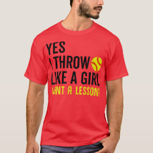 Ja, ik denk dat een meisje een leszak wil t-shirt