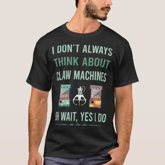 Ja ik doe Claw Machine kraan T-shirt (Voorkant)