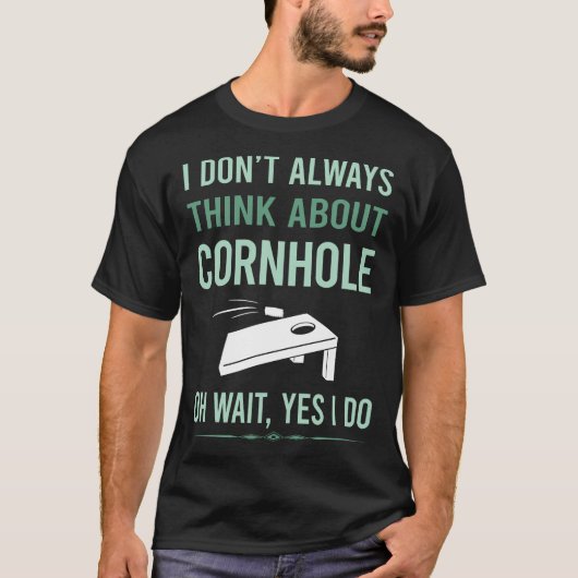 Ja ik doe Cornhole T-shirt (Voorkant)