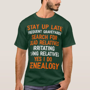 Ja, ik doe genealoge genealogist Apparel Premium T-shirt