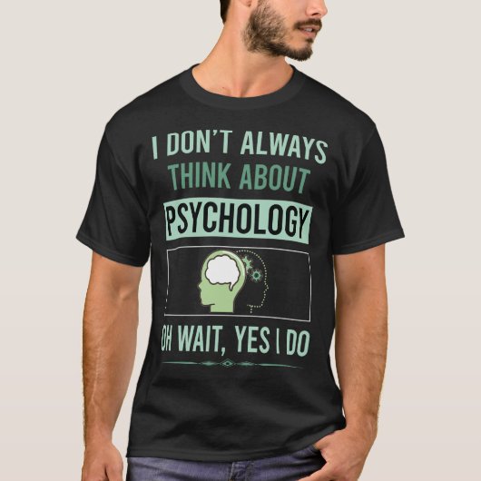 Ja, ik doe psycholoog t-shirt (Voorkant)