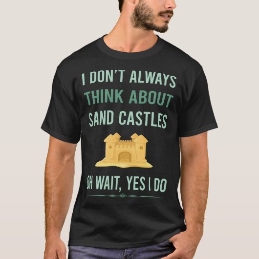 Ja, ik doe Sand Castle T-shirt (Voorkant)