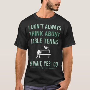 Ja ik doe tafeltennis ping pong t-shirt