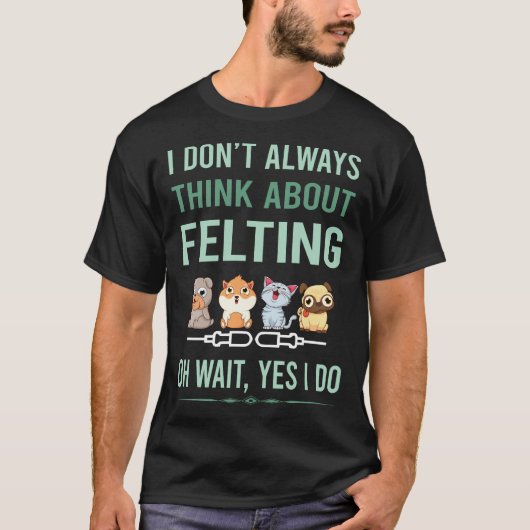 Ja ik doe vilten Vilt Vilter T-shirt (Voorkant)