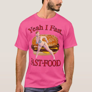 Ja, ik fast food t-shirt