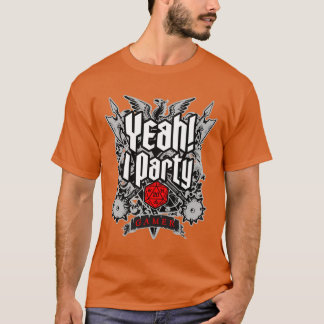 Ja Ik Feest RPG Tafelblad Gamer D20 Dice T-shirt