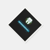 Ja, ik ga naar orthodontist-tandartsen servet (Hoek)