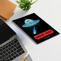 Ja ik geloof Alien Flying UFO Ruimteschip Pixel Ar