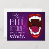 Ja, ik geloof maar alleen als je het echt vraagt.. briefkaart (Voorkant / Achterkant)