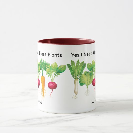 Ja ik heb al deze Planten / groentetuinman nodig Mok (Midden)