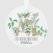 Ja, ik heb al deze planten Waterverf nodig Ornament (achterkant)