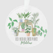 Ja, ik heb al deze planten Waterverf nodig Ornament (voorkant)