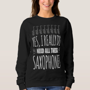 Ja, ik heb al deze saxofonie motif nodig voor saxo trui