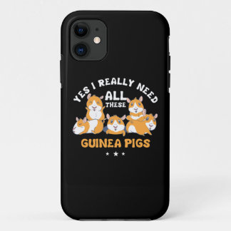 Ja, ik heb al die Guinee Pig Cavy Roddent nodig Case-Mate iPhone Case