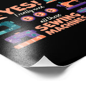 Ja, ik heb al die naaimachines nodig, cadeau foto afdruk (Hoek)