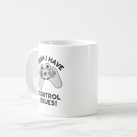 Ja, ik heb controlevraagstukken Funny Video Game P Koffiemok (Voorkant links)