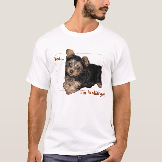 Ja... ik heb de leiding. t-shirt (Voorkant)