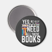 Ja, ik heb echt al deze boeken nodig magneet (Voorkant / Achterkant)