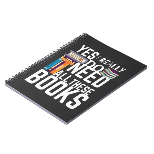 Ja, ik heb echt al deze boeken nodig notitieboek (Linkerzijde)