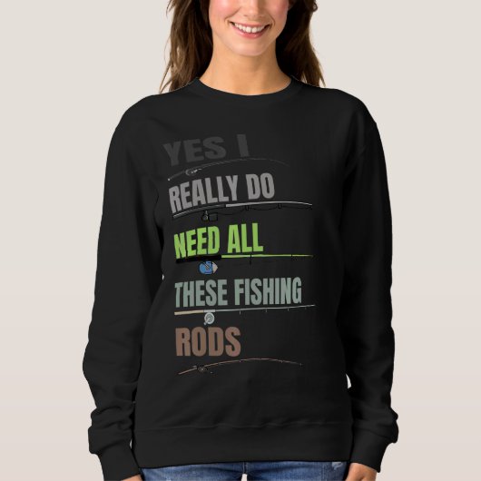 Ja, ik heb echt al deze Geviste lijnen nodig Trui (Voorkant)