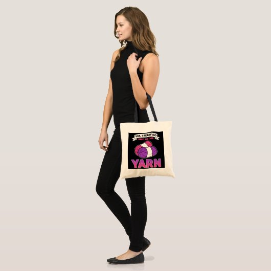 Ja, ik heb echt al deze jaarlijkse kruising nodig tote bag (Voorkant (model))