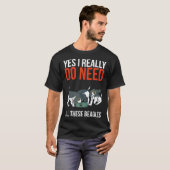 Ja, ik heb echt al die Beagles hond nodig T-shirt (Voorkant volledig)