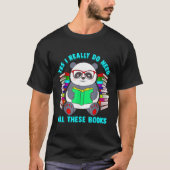 Ja, ik heb echt al die boeken nodig Panda Literac T-shirt (Voorkant)