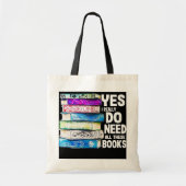 Ja, ik heb echt al die boekenoverloop nodig tote bag (Voorkant)