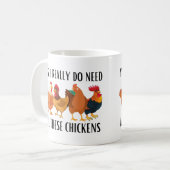 Ja, ik heb echt al die kippen nodig koffiemok (Voorkant links)