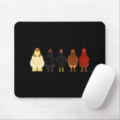 Ja, ik heb echt al die kippen nodig muismat (Met muis)