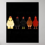 Ja, ik heb echt al die kippen nodig poster (Voorkant)