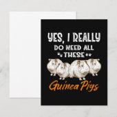 Ja, ik heb echt al die pareltjes nodig bedankkaart (Voorkant / Achterkant)