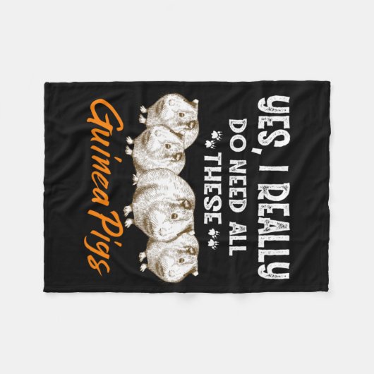 Ja, ik heb echt al die pareltjes nodig fleece deken (Voorkant (Horizontaal))