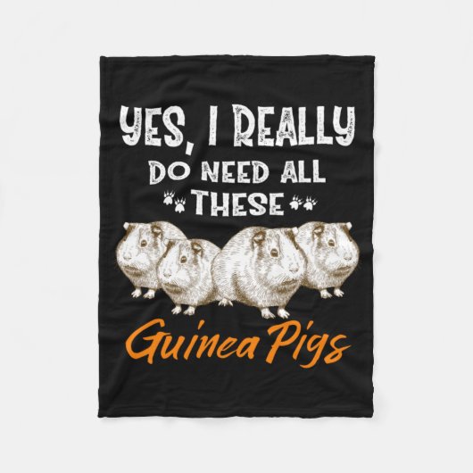 Ja, ik heb echt al die pareltjes nodig fleece deken (Voorkant)