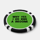 Ja, ik heb een kamer gerooid poker chips (Enkel)