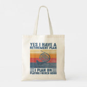 Ja, ik heb een pensioenplan dat ik van plan ben om tote bag (Achterkant)