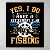 Ja, ik heb een pensioenplan dat ik van plan ben op poster (Voorkant)