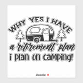 Ja, ik heb een pensioenplan dat ik van plan ben vo sticker (Vel)