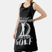 Ja, ik heb een pensioenplan Golf Grappige Golfer Schort (Insitu)