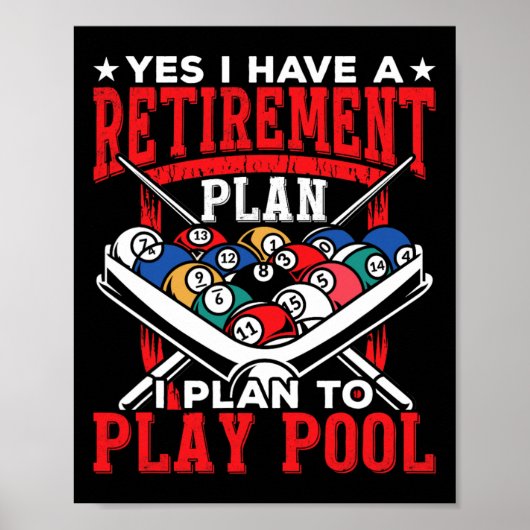 Ja, ik heb een pensioenplan Ik ben van plan om Bil Poster (Voorkant)