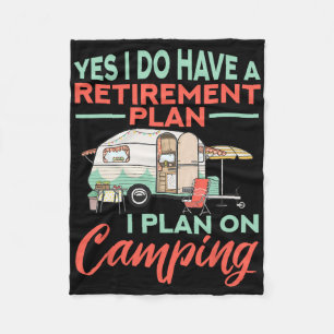 Ja, ik heb een pensioenplan - Kampeerterrein voor Fleece Deken