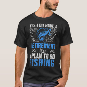 Ja, ik heb een pensioenplan Vis - Vissen T-shirt