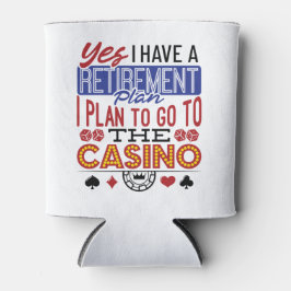 Ja, ik heb een pensioenplan voor Casino Gambler Blikjeskoeler