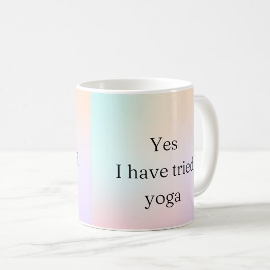 Ja, ik heb een yoga-invaliditeitsbewustzijn geprob koffiemok (Voorkant rechts)